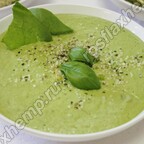 Суп из зеленого горошка с коноплей